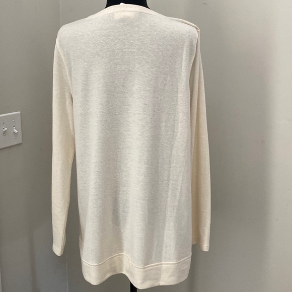 Style & Co. long Sleeve Holiday Top. Size Medium. - Picture 5 of 13
